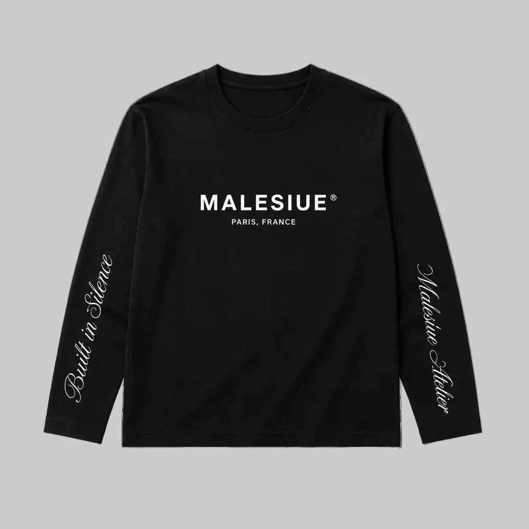 Atelier Longsleeve - Black - MALESIUE