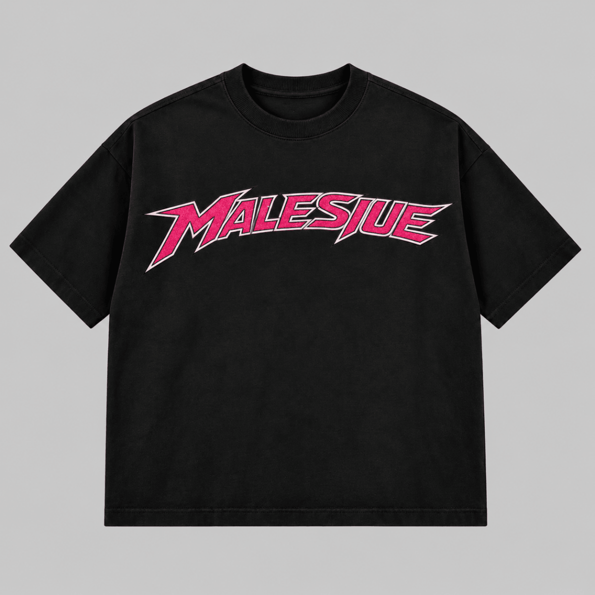 Bold Boxy Apex T-Shirt Pink Edition - MALESIUE