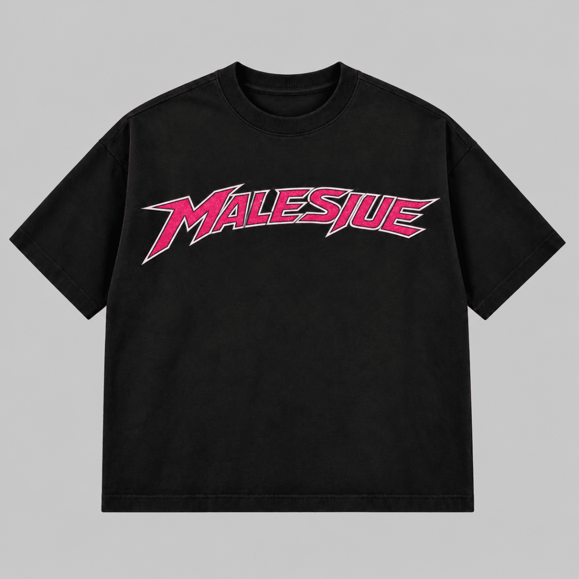 Bold Boxy Apex T-Shirt Pink Edition - MALESIUE