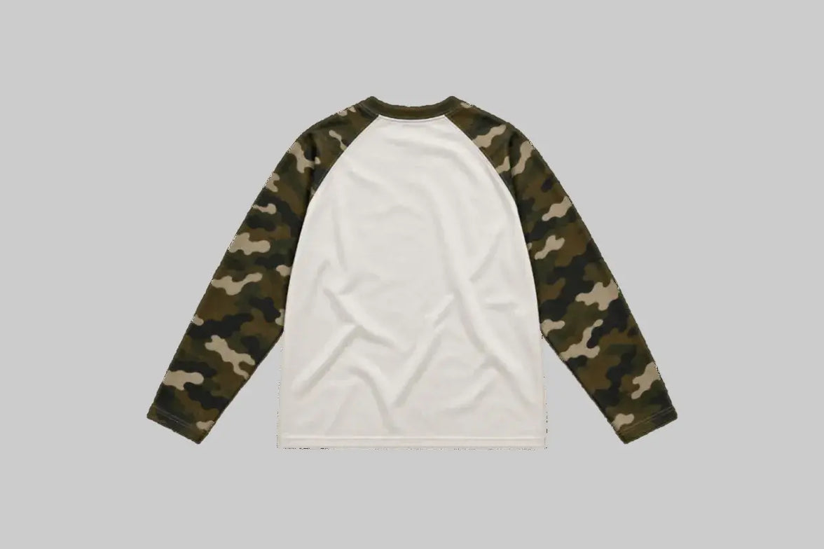 MALESIUE Camo 94 Raglan Long Sleeve - MALESIUE