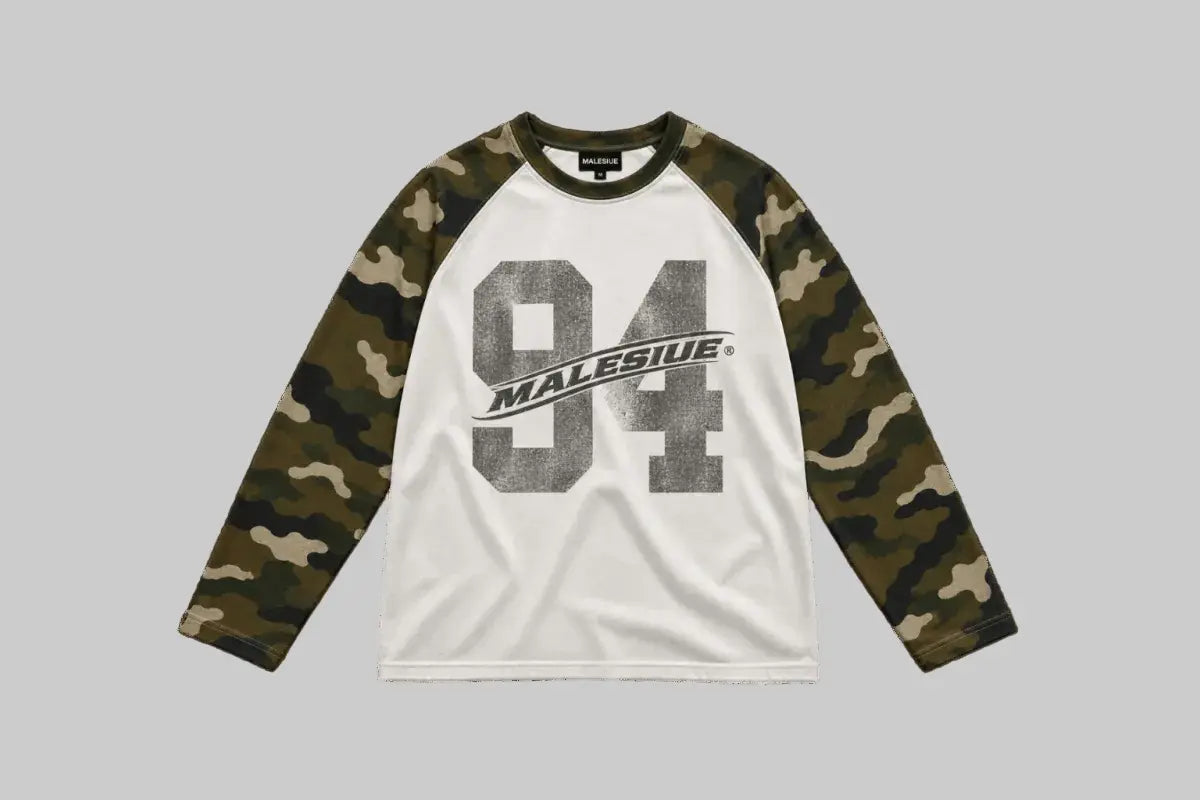 MALESIUE Camo 94 Raglan Long Sleeve - MALESIUE