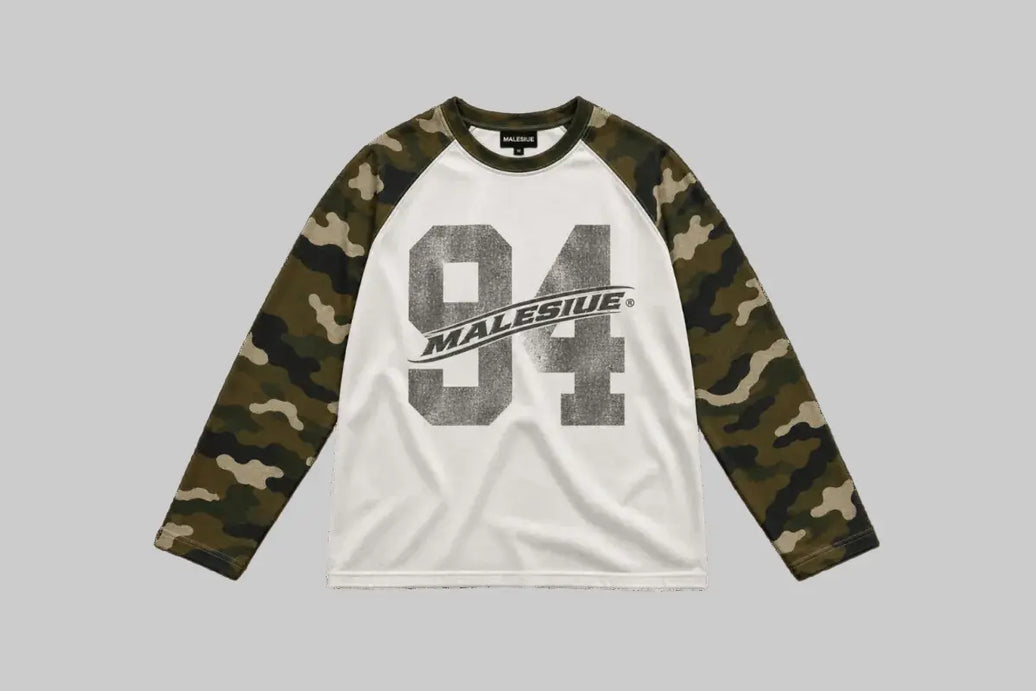 MALESIUE Camo 94 Raglan Long Sleeve - MALESIUE