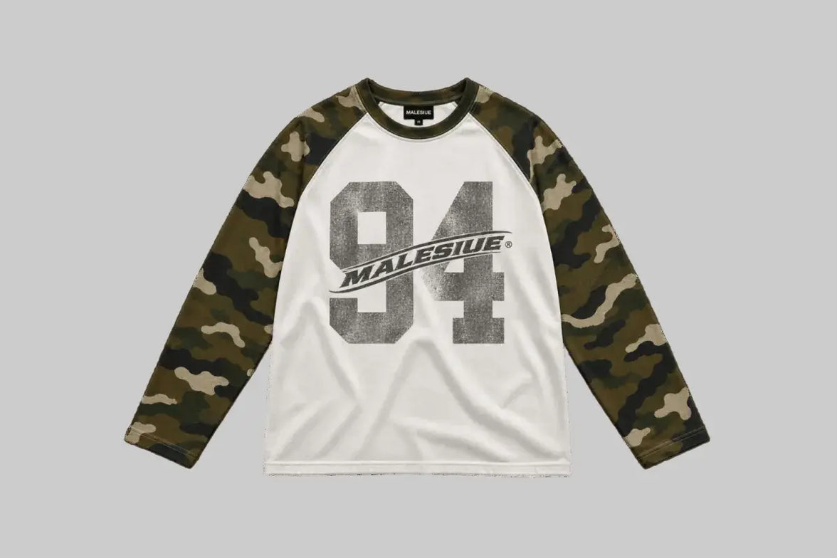 MALESIUE Camo 94 Raglan Long Sleeve - MALESIUE