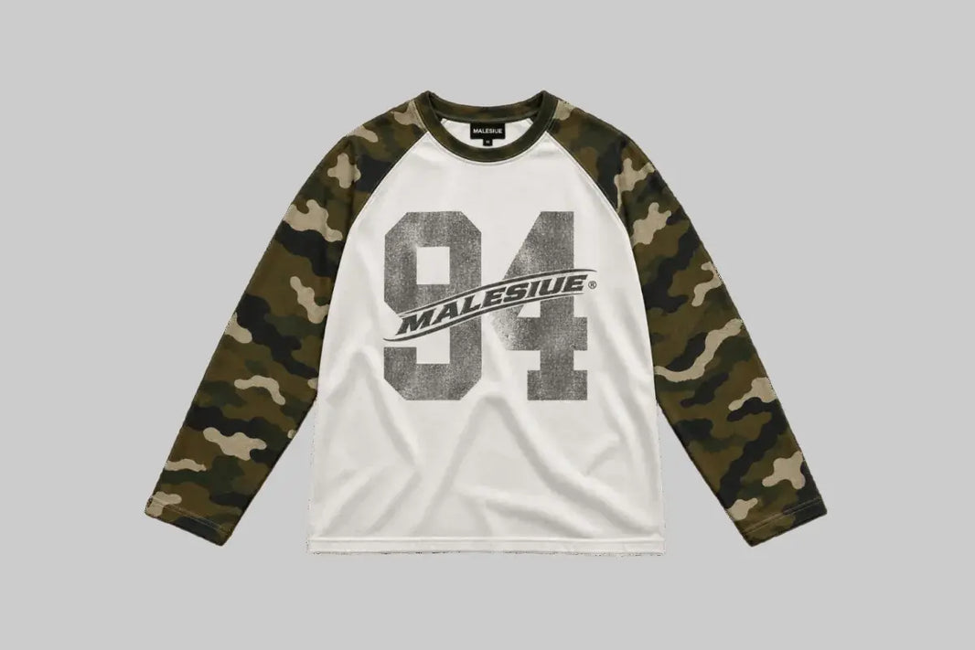 MALESIUE Camo 94 Raglan Long Sleeve - MALESIUE